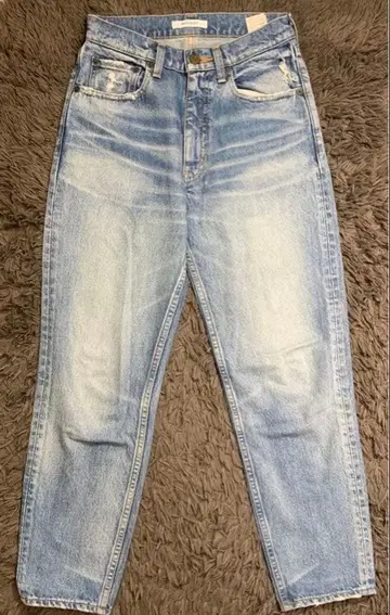 MOUSSY 워시드 하이웨스트 데님 라이트 블루 24