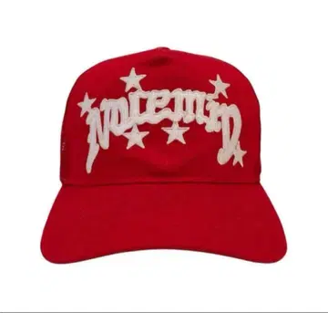 빨간색 메쉬 캡 자수 로고 포함