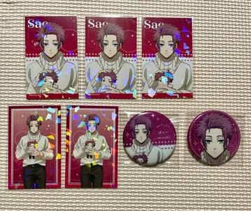 블루 록 다코 시리즈 반짝반짝 캔뱃지 홀로그램 카드 사에