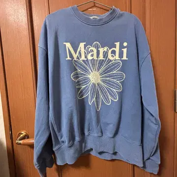 Mardi 꽃무늬 맨투맨 트레이닝복