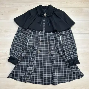 ROJITA 로지타 케이프 부착 원피스 블랙