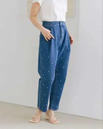 츠지 노조미 Ange Charme 펄 데님 팬츠