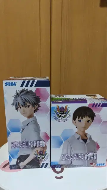 에반게리온 신극장판 최신 피규어 2체 세트