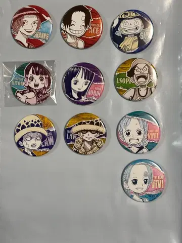 원피스 컬렉션 캔뱃지 어린이 시절