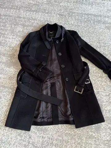 새상품급 BOSCH 블랙 스텐카라 코트