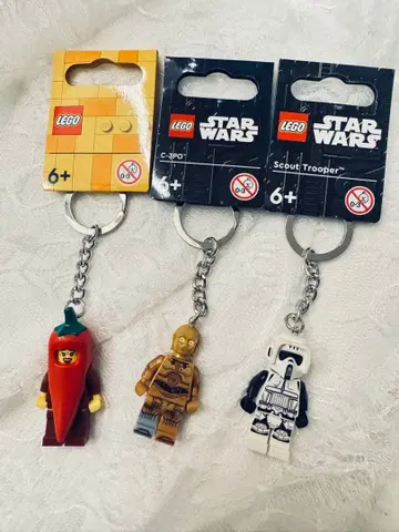 레고 캐릭터 키링 3종 세트
