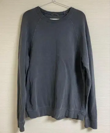 BUCK MASON 일본 미상륙 빈티지 가공 맨투맨 차콜 그레이