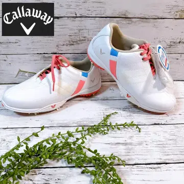 [택 포함 새상품] 캘러웨이 여성용 골프화 22.5cm 핑크