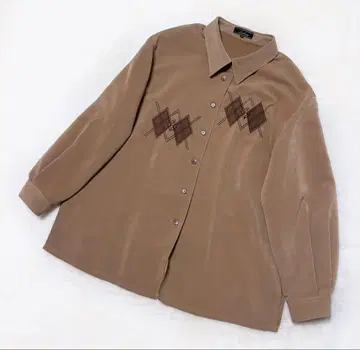 레리안 새상품급 빅 사이즈 겨울용 도톰 코듀로이 셔츠 15호