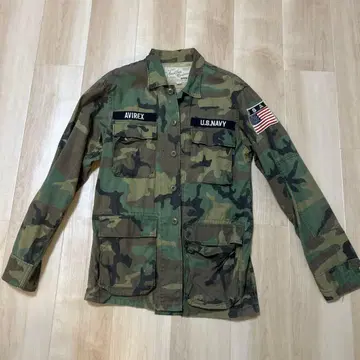 AVIREX PATCHED RIPSTOP B.D.U 밀리터리 자켓