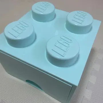 아쿠아 라이트 블루 레고 보관 케이스