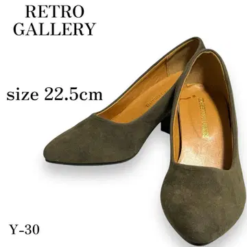 Y-030 레트로 갤러리 안정 와이드 힐 스틸레토 펌프스 피로 감소