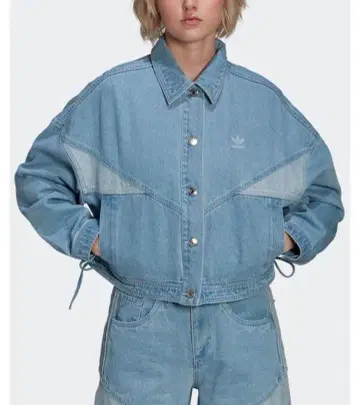 아디다스 데님 자켓 L