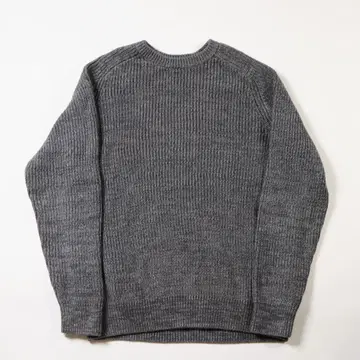 L.L.Bean 90s 리브 코튼 니트 그레이 US M