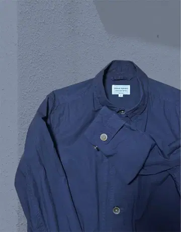 매뉴얼 알파벳 네이비 스텐카라 코트