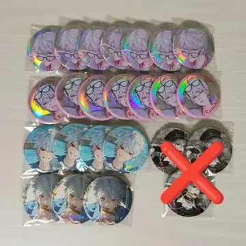 쿠즈하 캔뱃지 묶음 판매 니지산지