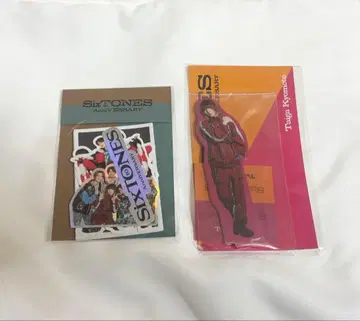 SixTONES 교모토 타이카 아크릴 스탠드 스티커 세트