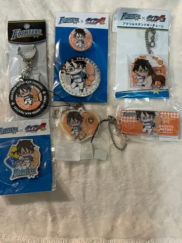 다이아몬드 A 일본 햄 파이터즈 콜라보 미유키 카즈야 세트