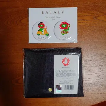 [ 새상품 ] EATALY 미야쿠미야쿠 에코백 블랙/마그넷 이타리