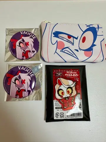 해즈빈 호텔 찰리 바기 파우치 캔뱃지 아크릴 키링