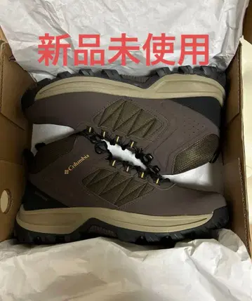 미사용 새상품 27.5cm 브라운 컬럼비아 방수 스니커즈 HIKE