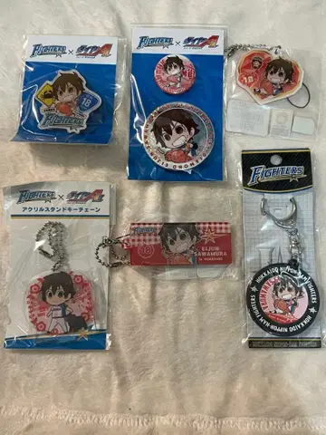 다이아몬드 A 일본 햄 파이터즈 콜라보 사와무라 에이준 세트