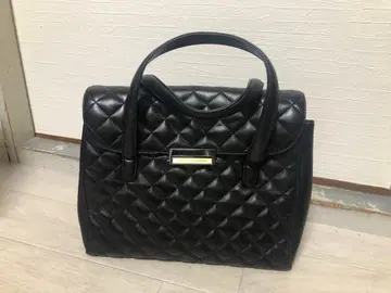 블랙 퀼팅 핸드백 수납 봉투 포함