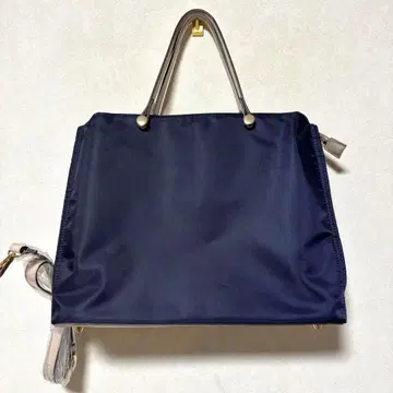 MIAN 나일론 토트백 네이비