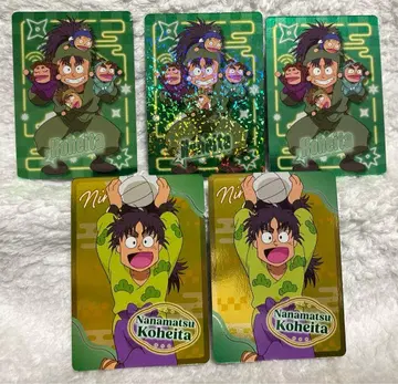 닌타마 란타로 네온 컬렉션 나나마츠 코헤이타 홀로그램 레어 노멀 5점