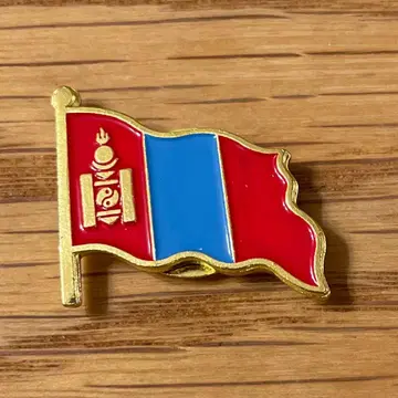 오사카 간사이 엑스포 몽골 핀 배지