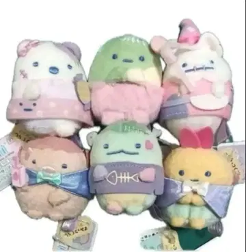 스미코구라시 스푸키 할로윈 테노리 봉제 인형 전 6종 세트