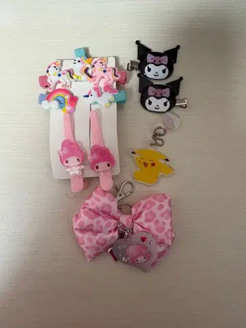 귀여운 캐릭터 액세서리 세트