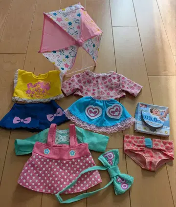 포포짱 의류 세트 우산