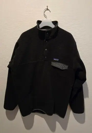 파타고니아 신틸라 스냅T 풀오버 M 블랙