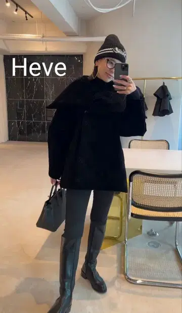 새상품 Heve quilt sailor jacket 퀼팅 자켓