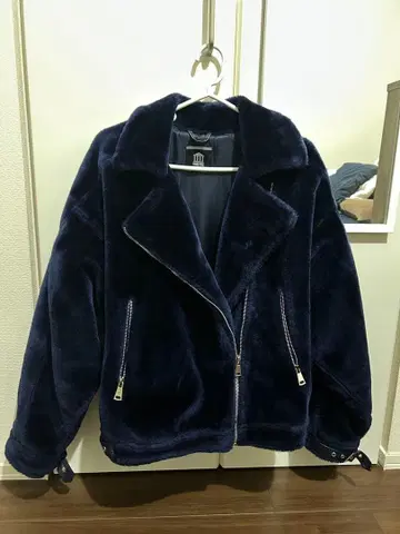 POSE 파메오 포즈 퍼 라이더 자켓 네이비