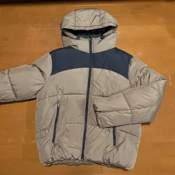 남성용 다운 후드 부착 다운 자켓