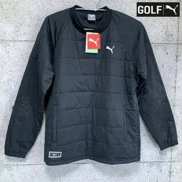 푸마 골프 [ L ] 가을/겨울 충전솜 래글런 블루종 (블랙)