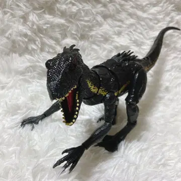 고품질 쥬라기 공원 인도랩터 피규어 라이트 앤 사운드