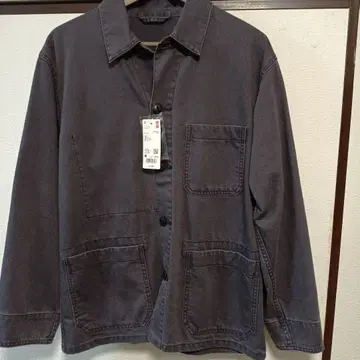 UNIQLO 유니클로 유틸리티 자켓 M 그레이 311-463996