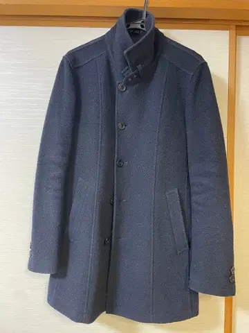 MICHEL KLEIN HOMME 울 혼방 코트 사이즈 48