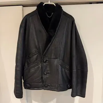 무스탕 가죽 자켓