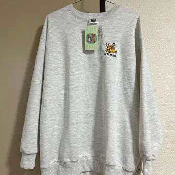 톰과 제리 트레이닝복 그레이 치즈 자수 LL 사이즈