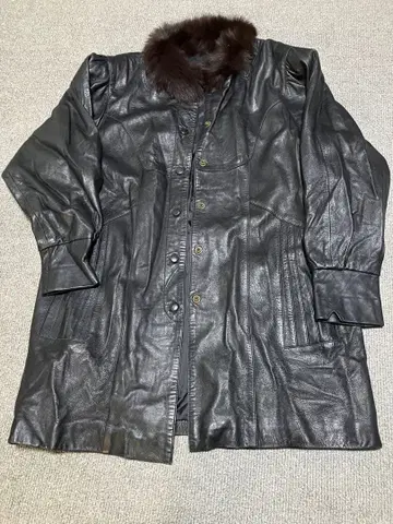 양가죽 퍼 코트 프리 사이즈