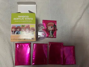 5등분의 신부 트레이딩 아크릴 스탠드 교자 다다 콜라보 5인 세트