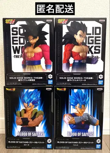 드래곤볼 피규어 4개 세트 묶음 판매