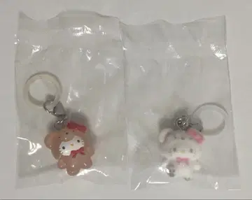 산리오 메지루시 액세서리 복슬복슬 스노우 라떼곰 세트