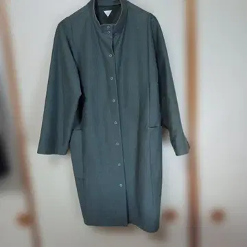 그레이 스탠드 카라 롱 코트 & 자켓