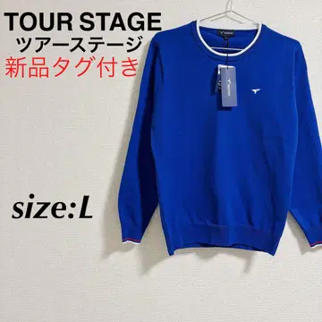 새상품 TOUR STAGE 투어 스테이지 골프웨어 골프 니트 스웨터