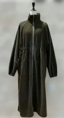 CLOCHE 플리스 롱 원피스 브라운